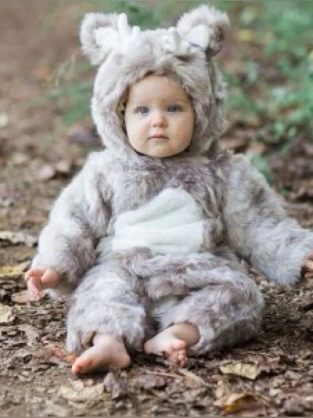 Pottery Barn Kids Baby Woodland Deer Fawn Fluffy Costume